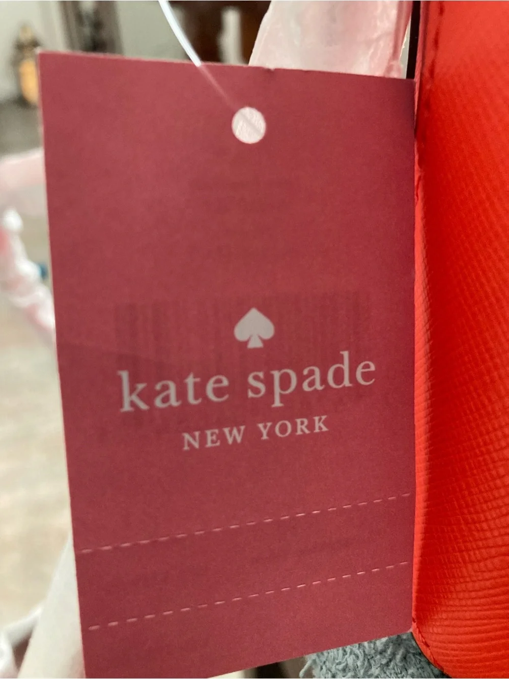 kate spade Red Saffiano Dome Crossbody NWT